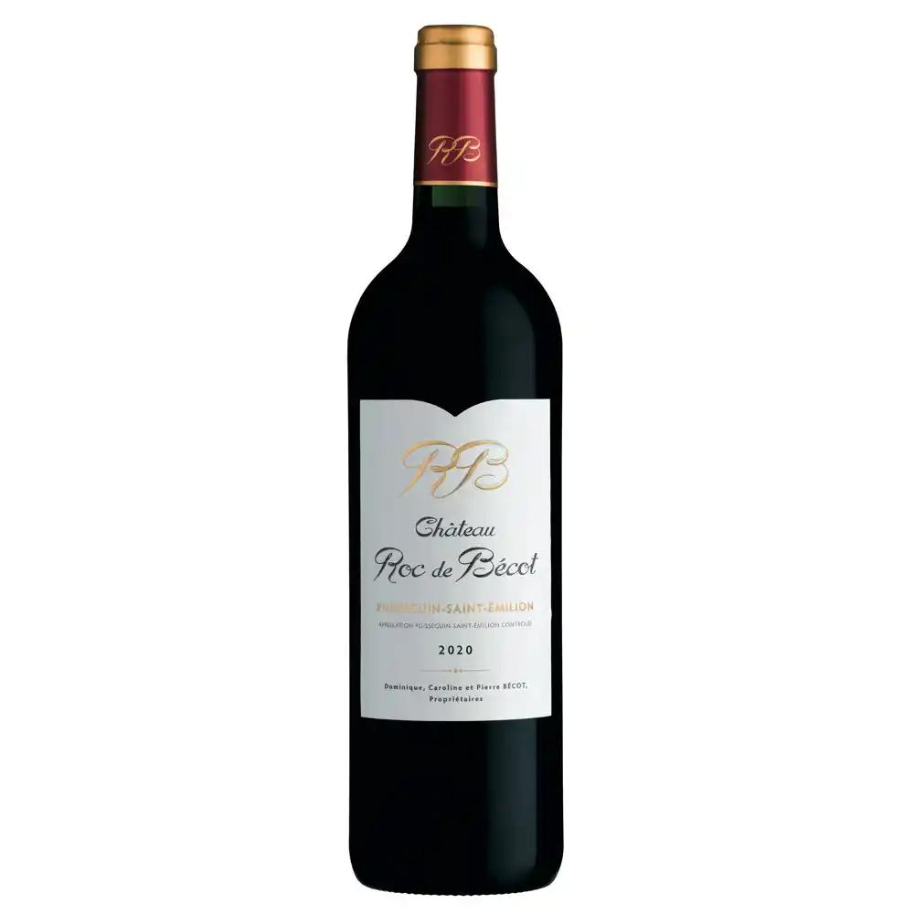 Château Roc de Becot, 2020 - Puisseguin-Saint-Emilion AOP - Rouge - 75 cl - étiquette abîmée