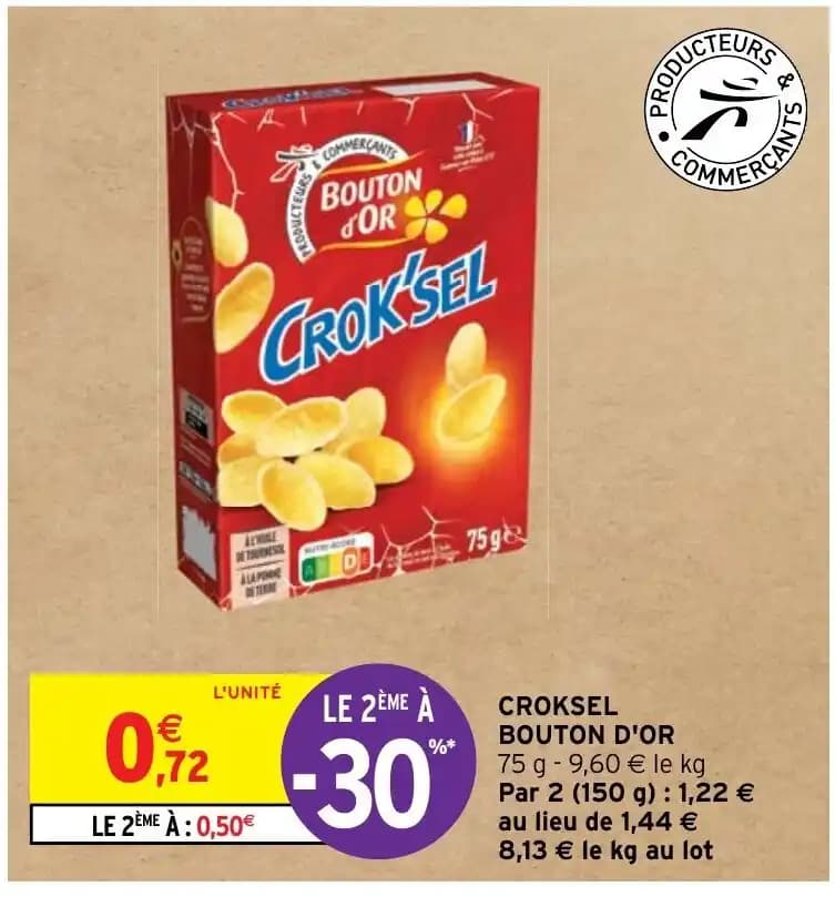 CROKSEL BOUTON D'OR 75 g
