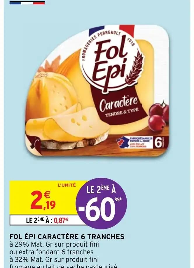 FOL ÉPI CARACTÈRE 6 TRANCHES