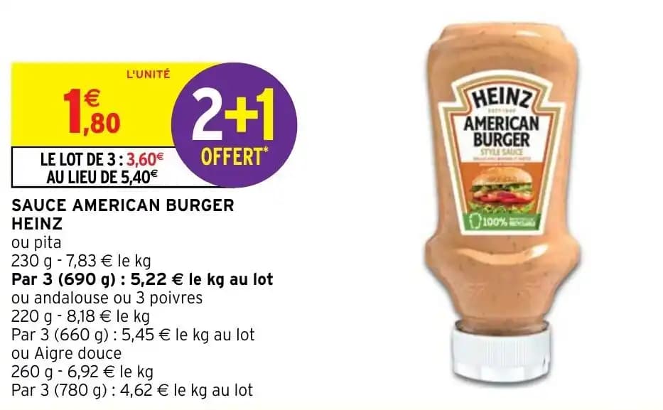 SAUCE AMERICAN BURGER HEINZ