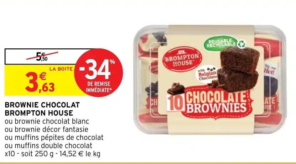 BROWNIE CHOCOLAT BROMPTON HOUSE