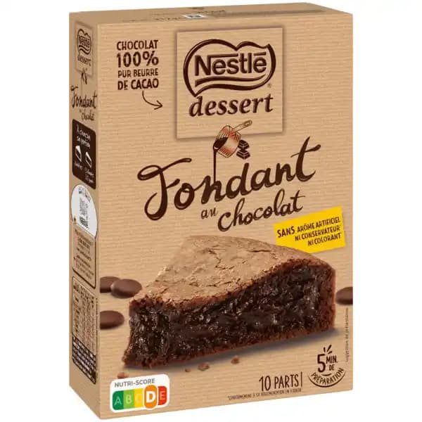NESTLÉ DESSERT Préparation pour Fondant au chocolat