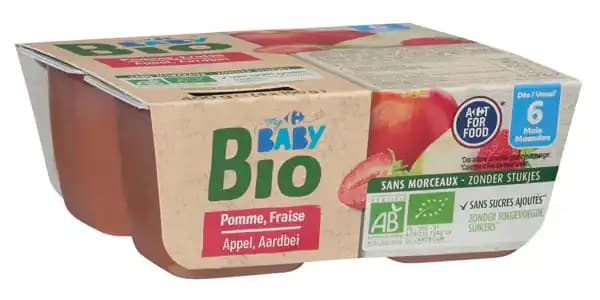 CARREFOUR BABY BIO Purée de fruits