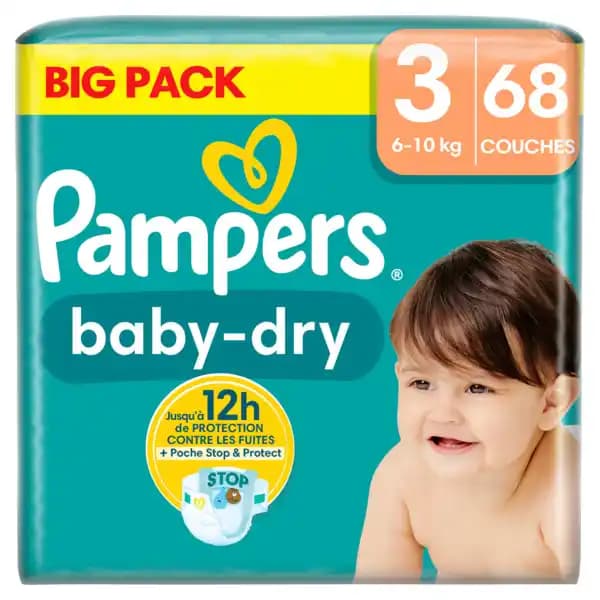 PAMPERS Couches Big Pack