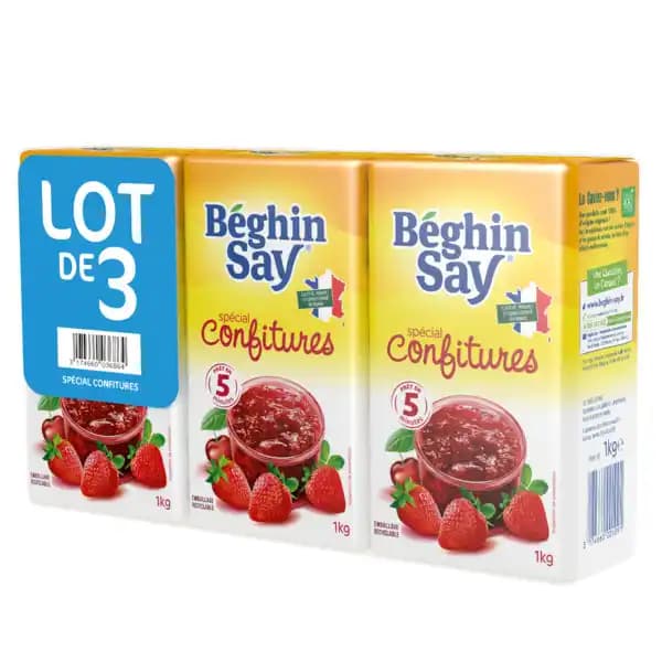 BEGHIN SAY Sucre Spécial Confitures ou Gelées