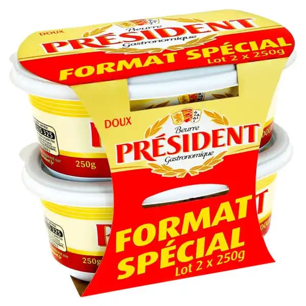 PRÉSIDENT Beurrier Gastronomique Format Spécial