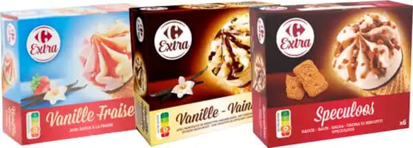 CARREFOUR EXTRA SUR TOUS LES CÔNES GLACÉS