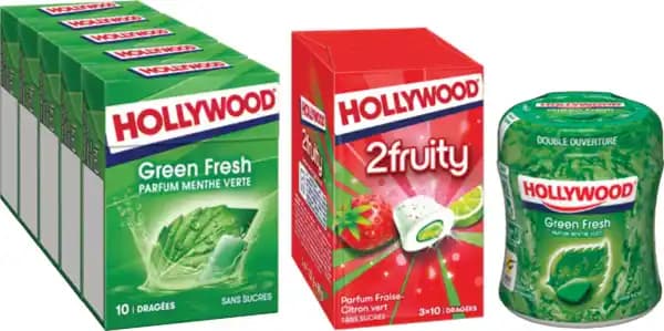 HOLLYWOOD SUR TOUS LES CHEWING-GUMS