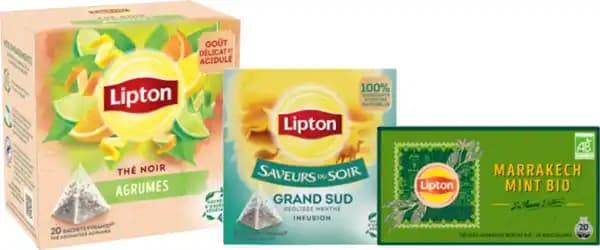 LIPTON SUR TOUS LES THÉS & INFUSIONS