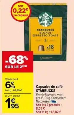 Capsules de café