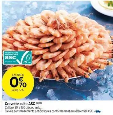 Crevettes cuites