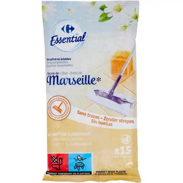 CARREFOUR ESSENTIAL Serpillères jetables