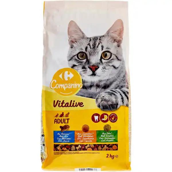CARREFOUR COMPANINO VITALIVE Croquettes pour chats adultes