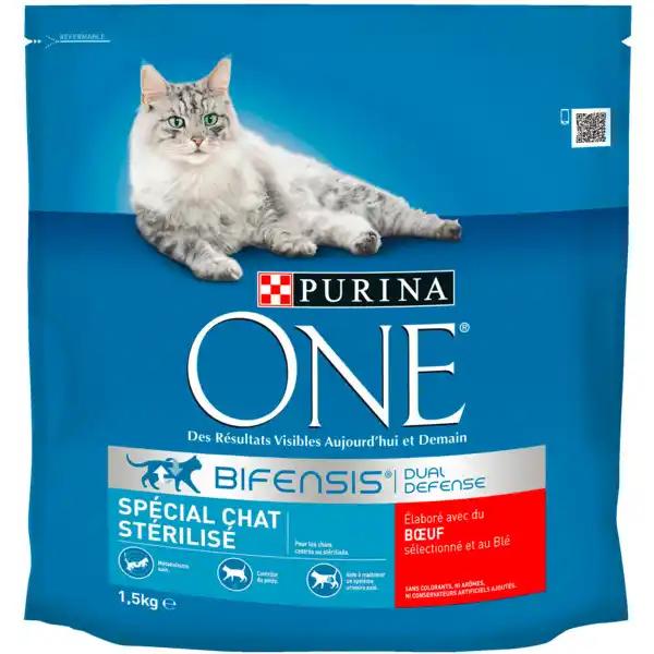 PURINA ONE Croquettes pour chats adultes stérilisés