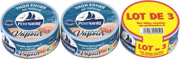 PETIT NAVIRE Thon vapeur nature