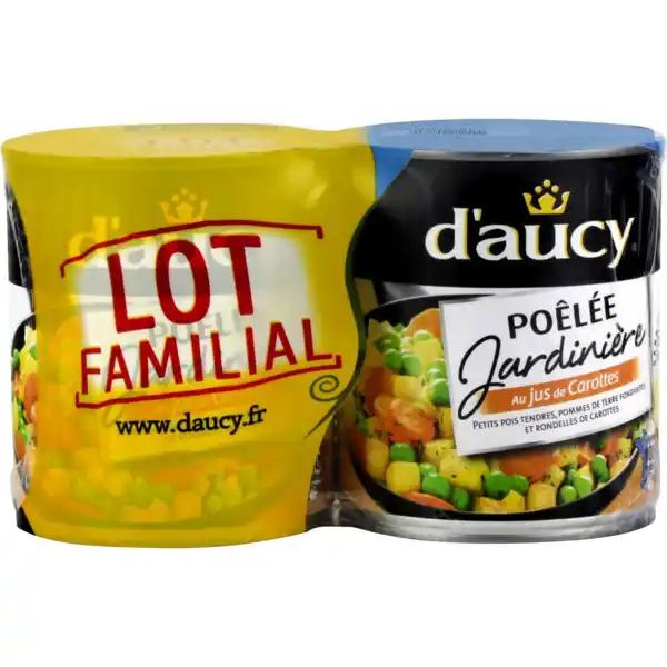 D'AUCY Légumes cuisinés Lot Familial