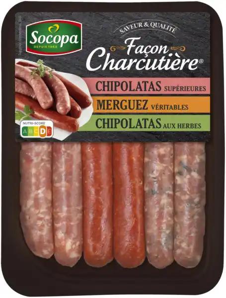 Assortiment saucisses façon charcutière SOCOPA