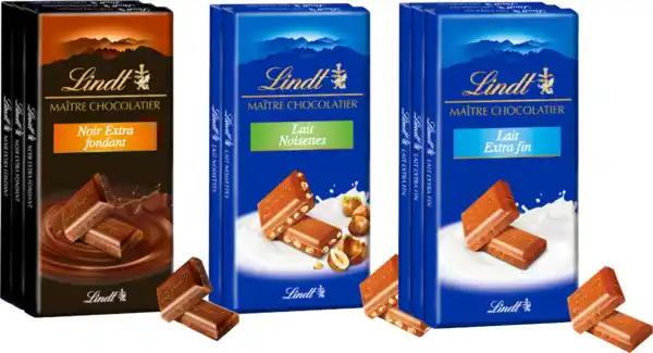 LINDT MAÎTRE CHOCOLATIER SUR TOUTES LES TABLETTES
