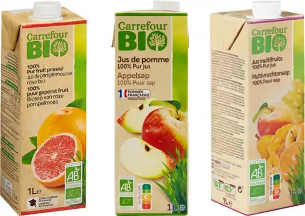 CARREFOUR BIO SUR TOUS LES PURS JUS EN BRIQUE 1 L