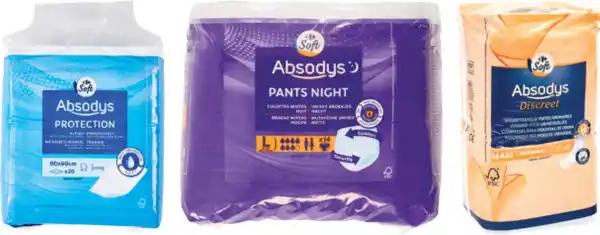 CARREFOUR SOFT SUR TOUTE L'INCONTINENCE ABSODYS