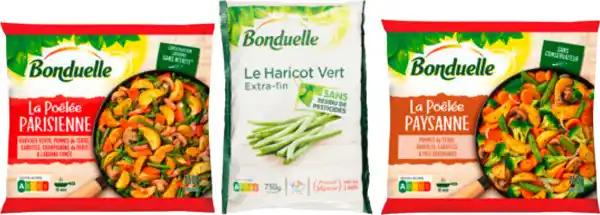 BONDUELLE SUR TOUS LES LÉGUMES SURGELÉS