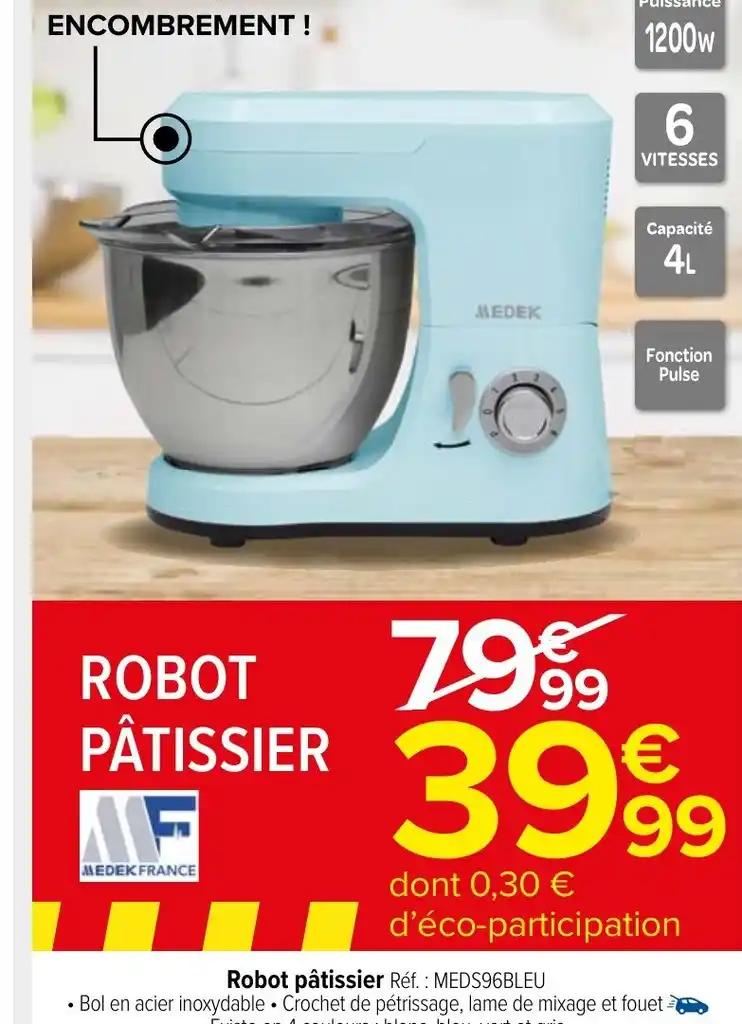 Robot pâtissier Réf.: MEDS96BLEU