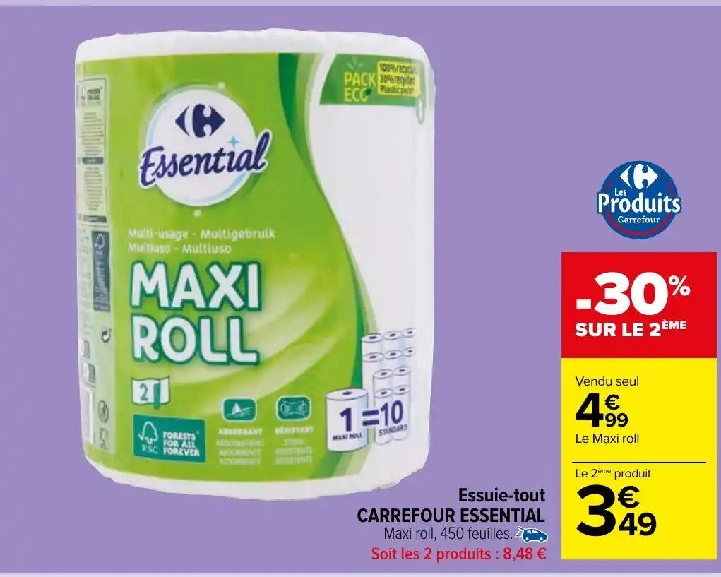 Essuie-tout CARREFOUR ESSENTIAL