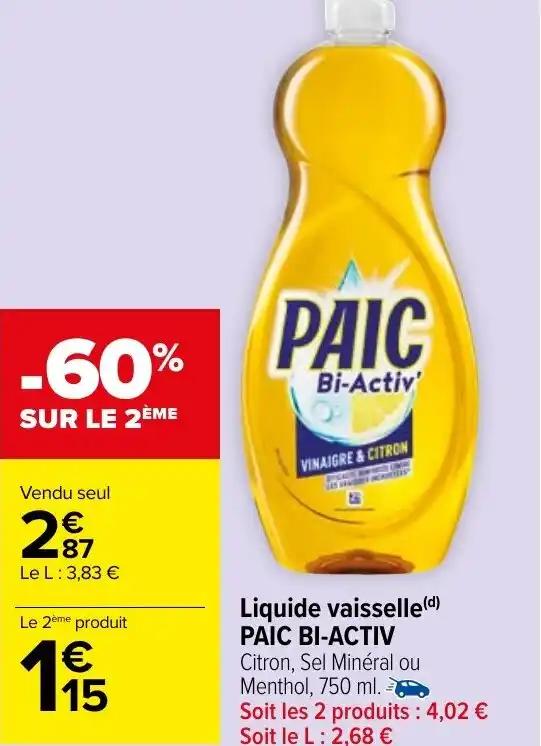 Liquide vaisselle (d) PAIC BI-ACTIV