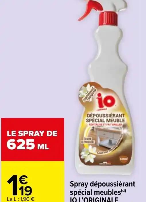 Spray dépoussiérant spécial meubles (d) IO L'ORIGINALE