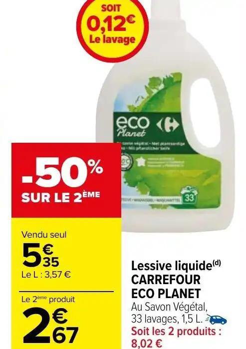Lessive liquide (d) CARREFOUR ECO PLANET