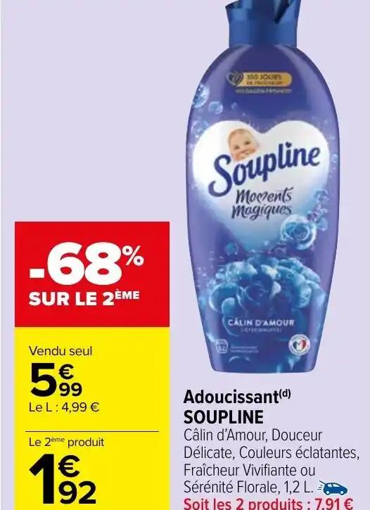 Adoucissant(d) SOUPLINE