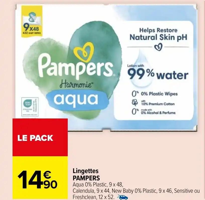 Lingettes PAMPERS