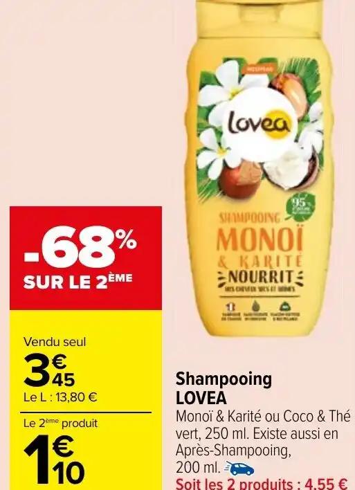Shampooing LOVEA