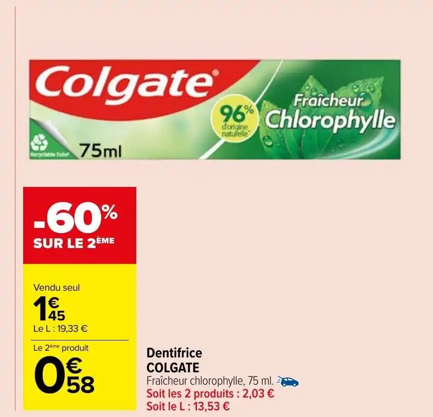 Dentifrice COLGATE