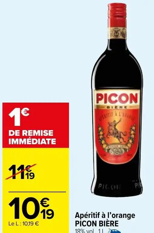 Apéritif à l'orange PICON BIÈRE