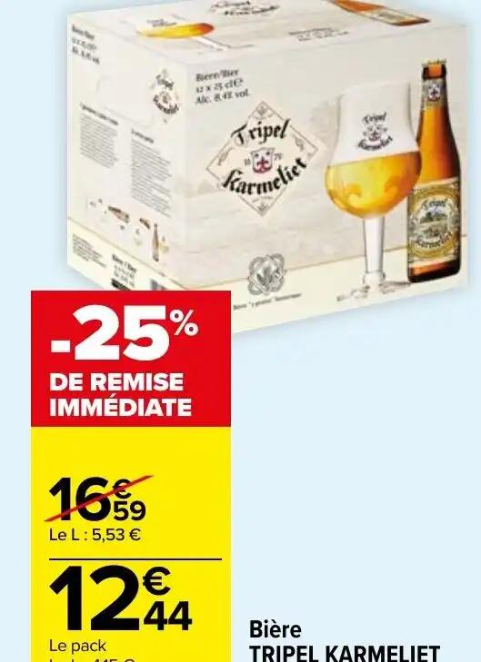 Bière TRIPEL KARMELIET