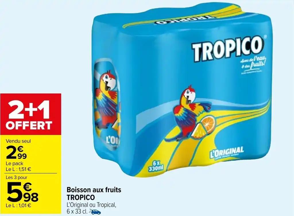 Boisson aux fruits TROPICO