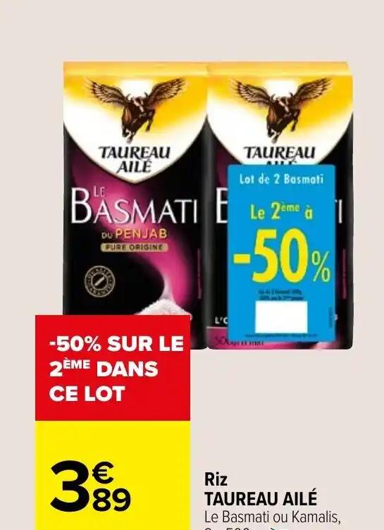 Riz TAUREAU AILÉ