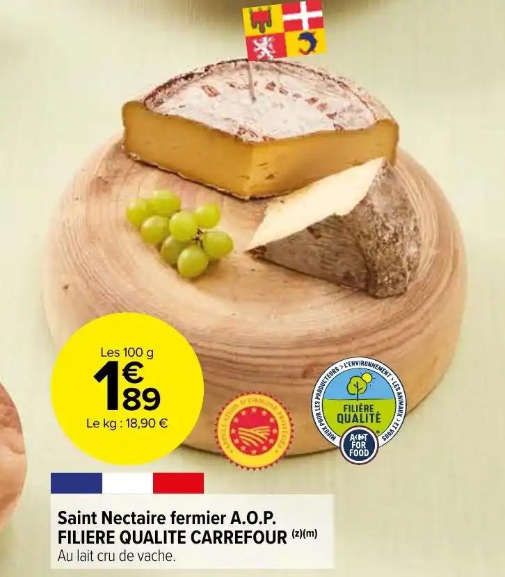 Saint Nectaire fermier A.O.P. FILIERE QUALITE CARREFOUR (z)(m)