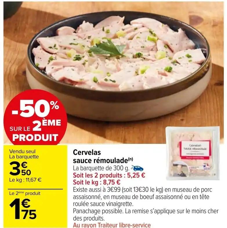 Cervelas sauce rémoulade(n)