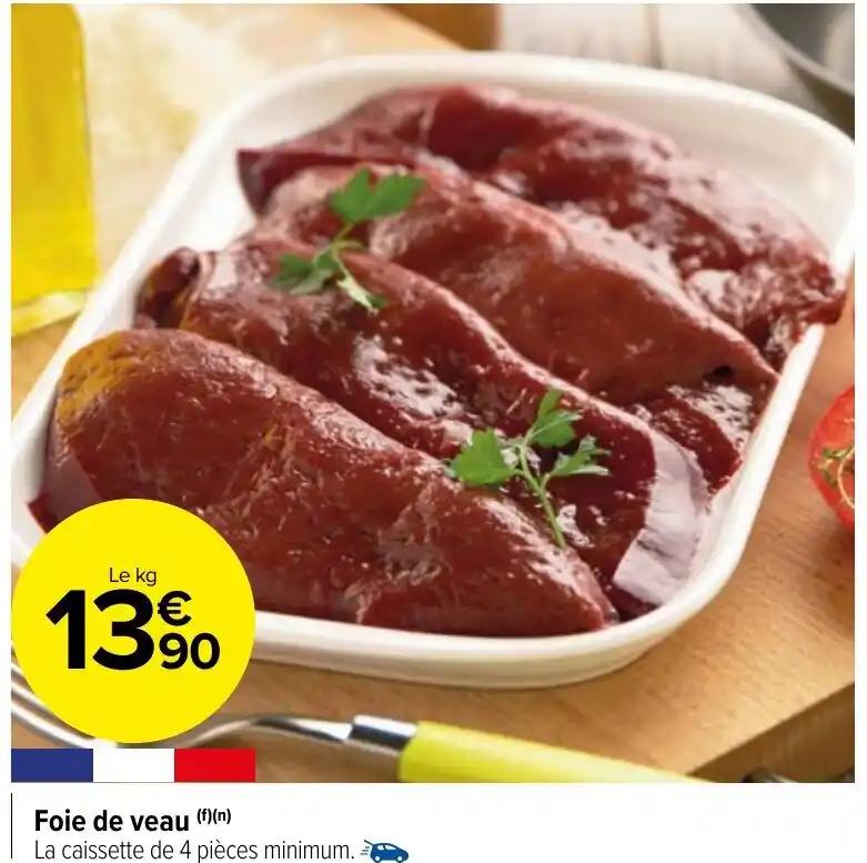 Foie de veau (f) (n)