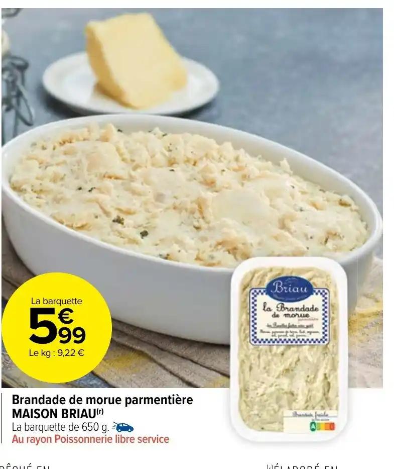 Brandade de morue parmentière MAISON BRIAU(r)