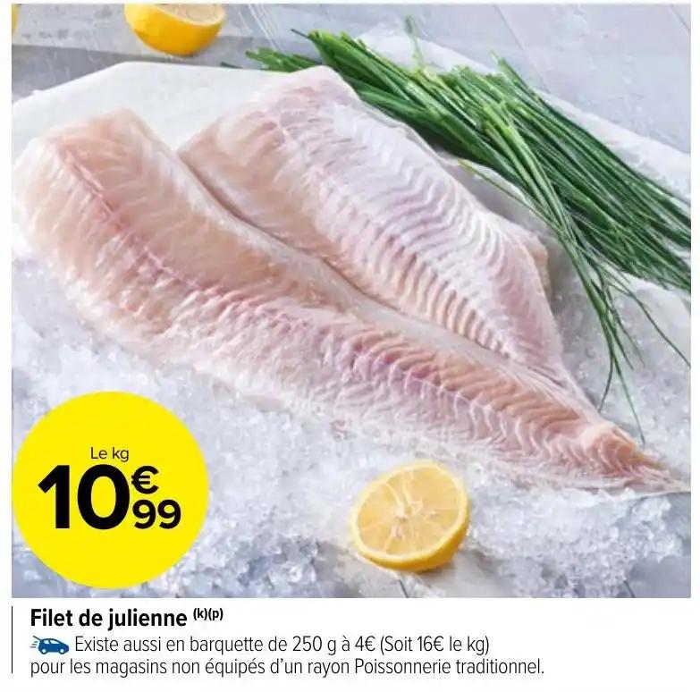 Filet de julienne (k)(p)