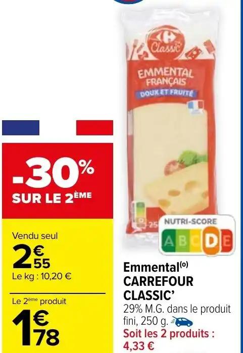 Emmental (0) CARREFOUR CLASSIC'