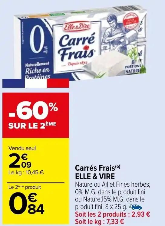 Carrés Frais (0) ELLE & VIRE