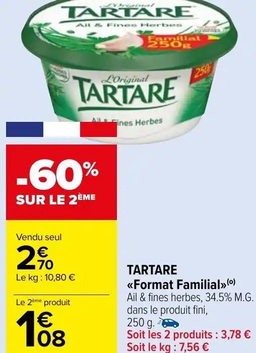 TARTARE <<Format Familial» (0)