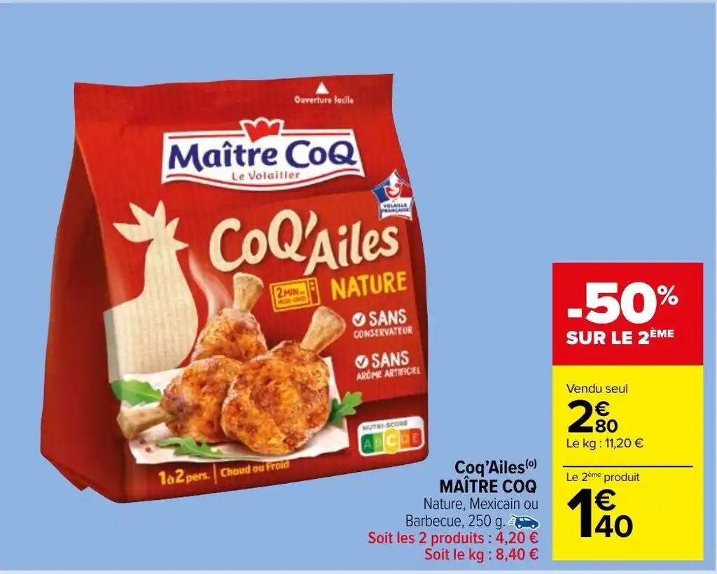 Coq'Ailes (0) MAÎTRE COQ
