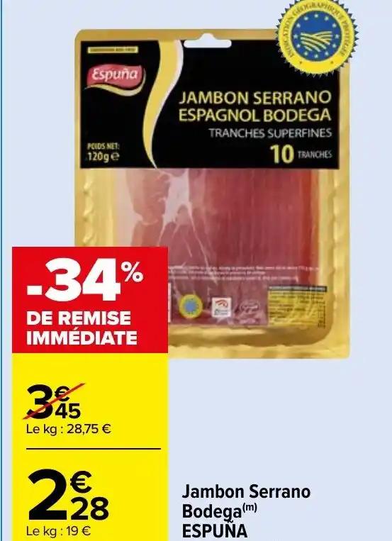Jambon Serrano Bodega (m) ESPUÑA