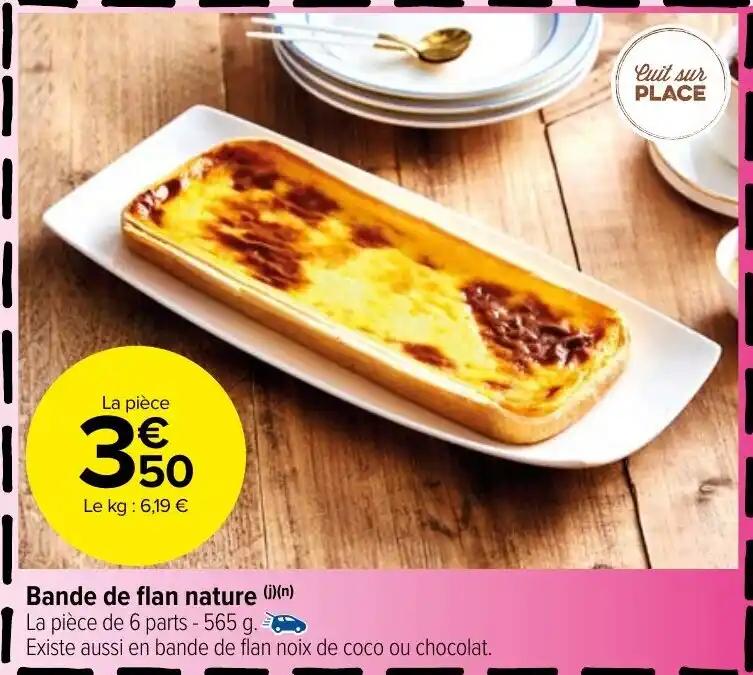 Bande de flan nature (i)(n)