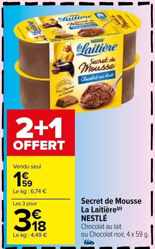 Secret de Mousse La Laitière (P) NESTLÉ